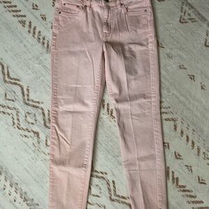 Lauren Ralph Lauren Light Pink Premier Skinny Ankle Jeans Size 6